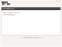 Tablet Screenshot of my.mailstore.com